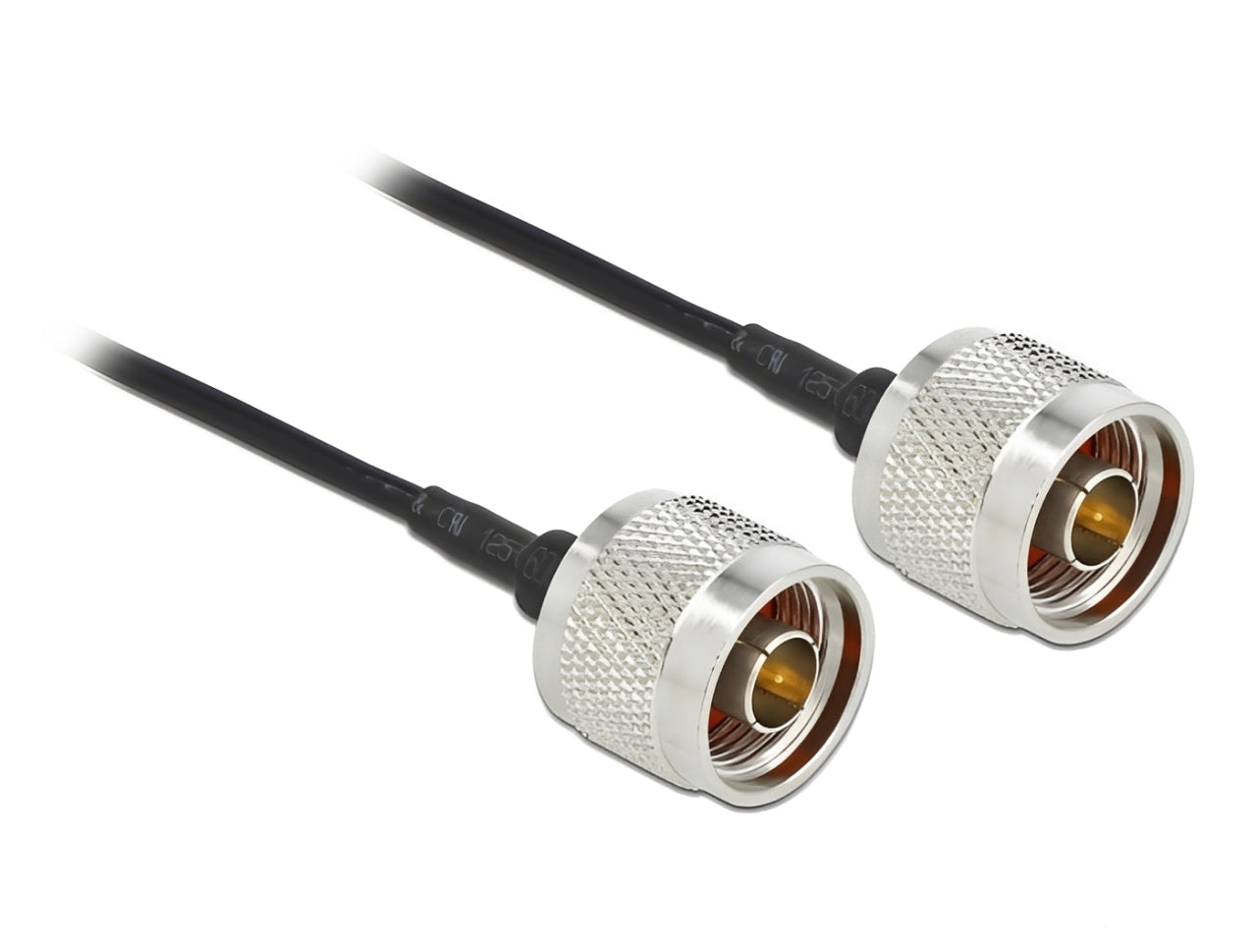 כבל האנטנה מבית Delock גרמניה האיכותי במיוחד המבוסס על כבל מסוג LMR100 מתאים לחיבור רכיבים בתחום טכנולוגיית תדרי רדיו
