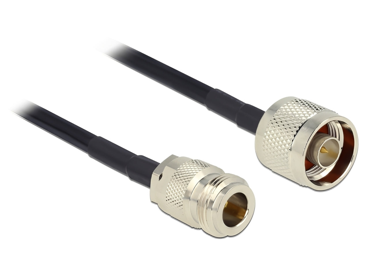 כבל האנטנה מבית Delock גרמניה האיכותי במיוחד המבוסס על כבל מסוג LMR195 מתאים לחיבור רכיבים בתחום טכנולוגיית תדרי רדיו