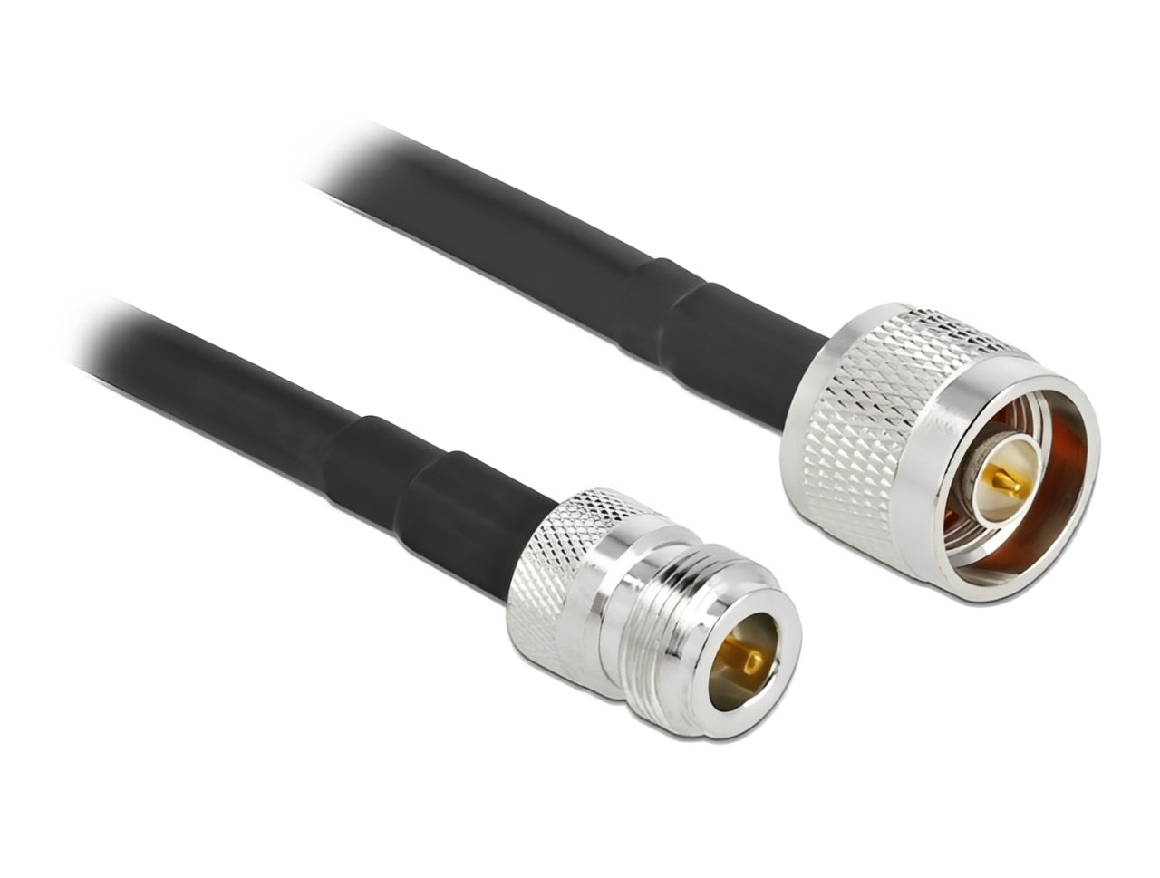 כבל האנטנה מבית Delock גרמניה האיכותי במיוחד המבוסס על כבל מסוג LMR300 מתאים לחיבור רכיבים בתחום טכנולוגיית תדרי רדיו