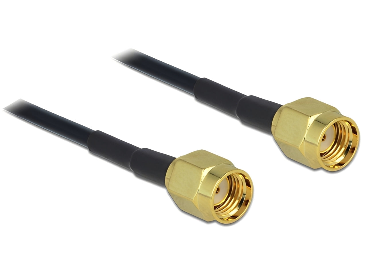כבל האנטנה מבית Delock גרמניה האיכותי במיוחד המבוסס על כבל מסוג RG-174 מתאים לחיבור רכיבים בתחום טכנולוגיית תדרי רדיו