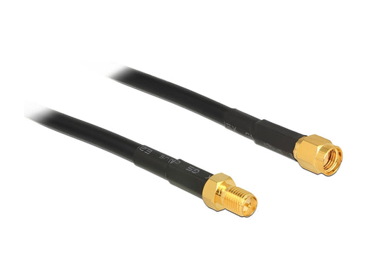 כבל האנטנה מבית Delock גרמניה האיכותי במיוחד המבוסס על כבל מסוג CFD/RF200 מתאים לחיבור רכיבים בתחום טכנולוגיית תדרי רדיו