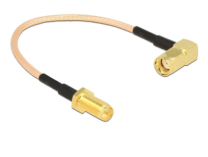 כבל האנטנה מבית Delock גרמניה האיכותי במיוחד המבוסס על כבל מסוג RG-316 מתאים לחיבור רכיבים בתחום טכנולוגיית תדרי רדיו