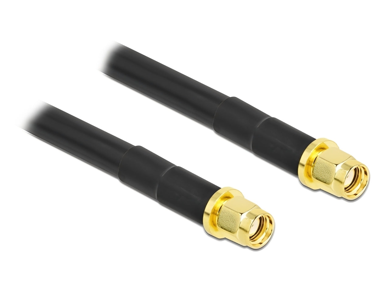 כבל האנטנה מבית Delock גרמניה האיכותי במיוחד המבוסס על כבל מסוג LMR300 מתאים לחיבור רכיבים בתחום טכנולוגיית תדרי רדיו