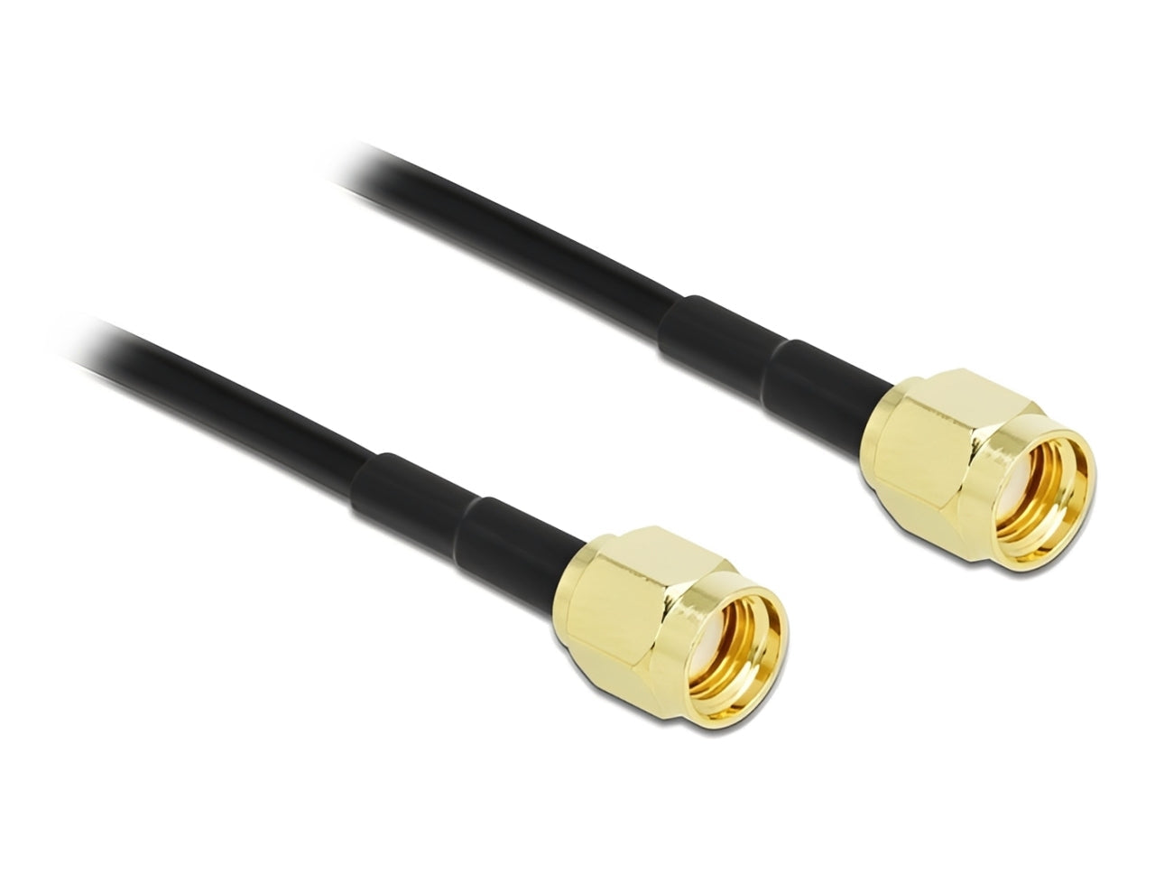 כבל האנטנה מבית Delock גרמניה האיכותי במיוחד המבוסס על כבל מסוג LMR100 מתאים לחיבור רכיבים בתחום טכנולוגיית תדרי רדיו