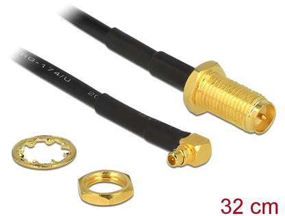 כבל האנטנה מבית Delock גרמניה מתאים לחיבור רכיבים בתחום טכנולוגיית תדרי רדיו