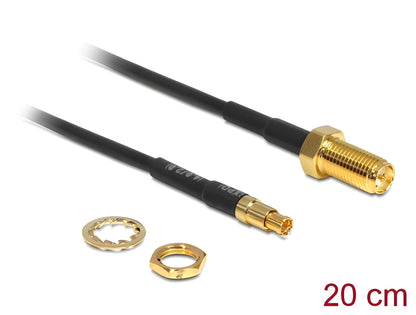 כבל האנטנה מבית Delock גרמניה מתאים לחיבור רכיבים בתחום טכנולוגיית תדרי רדיו
