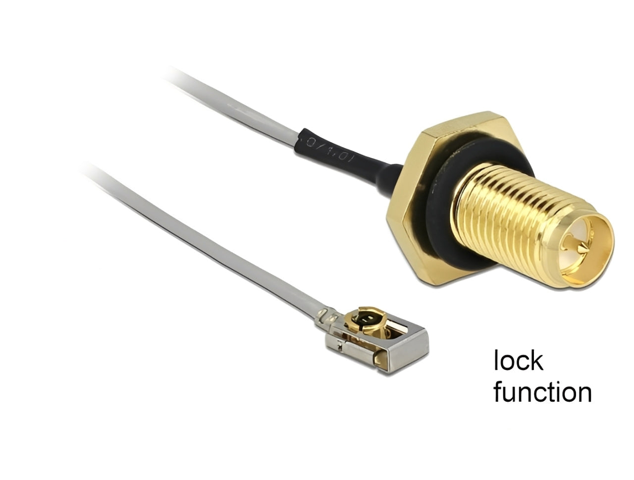 כבל האנטנה מבית Delock גרמניה מתאים לחיבור רכיבים בתחום טכנולוגיית תדרי רדיו