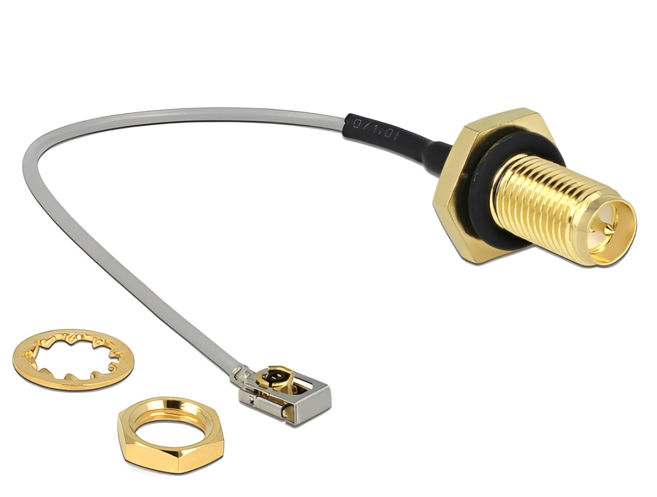 כבל האנטנה מבית Delock גרמניה מתאים לחיבור רכיבים בתחום טכנולוגיית תדרי רדיו