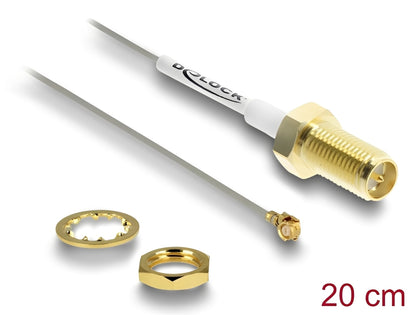 כבל האנטנה מבית Delock גרמניה מתאים לחיבור רכיבים בתחום טכנולוגיית תדרי רדיו