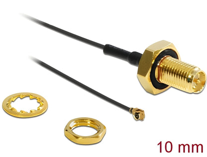 כבל האנטנה מבית Delock גרמניה מתאים לחיבור רכיבים בתחום טכנולוגיית תדרי רדיו