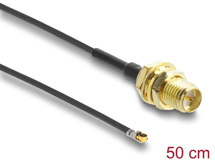 כבל האנטנה מבית Delock גרמניה מתאים לחיבור רכיבים בתחום טכנולוגיית תדרי רדיו