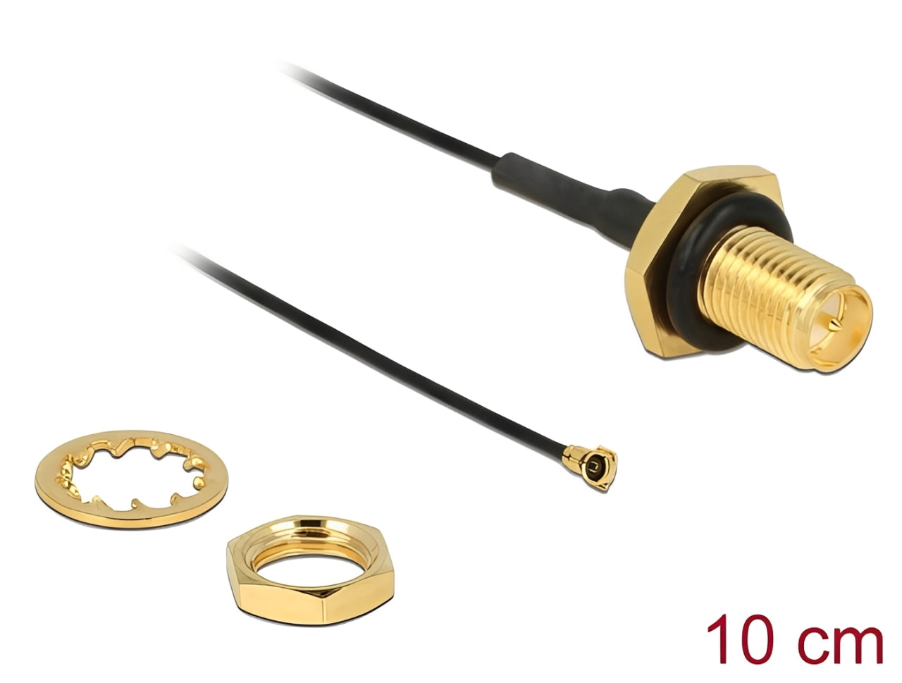 כבל האנטנה מבית Delock גרמניה מתאים לחיבור רכיבים בתחום טכנולוגיית תדרי רדיו