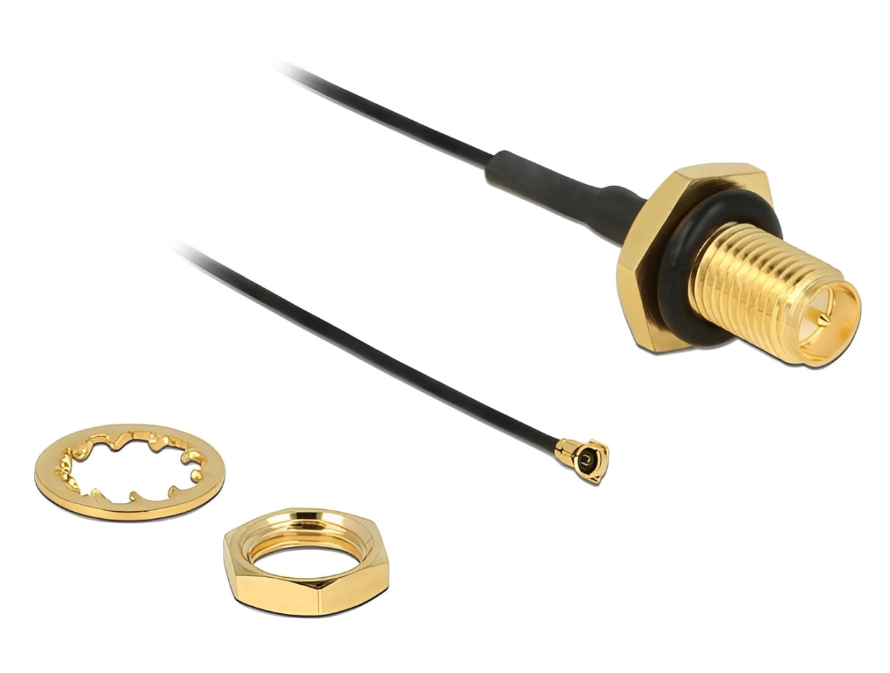 כבל האנטנה מבית Delock גרמניה מתאים לחיבור רכיבים בתחום טכנולוגיית תדרי רדיו