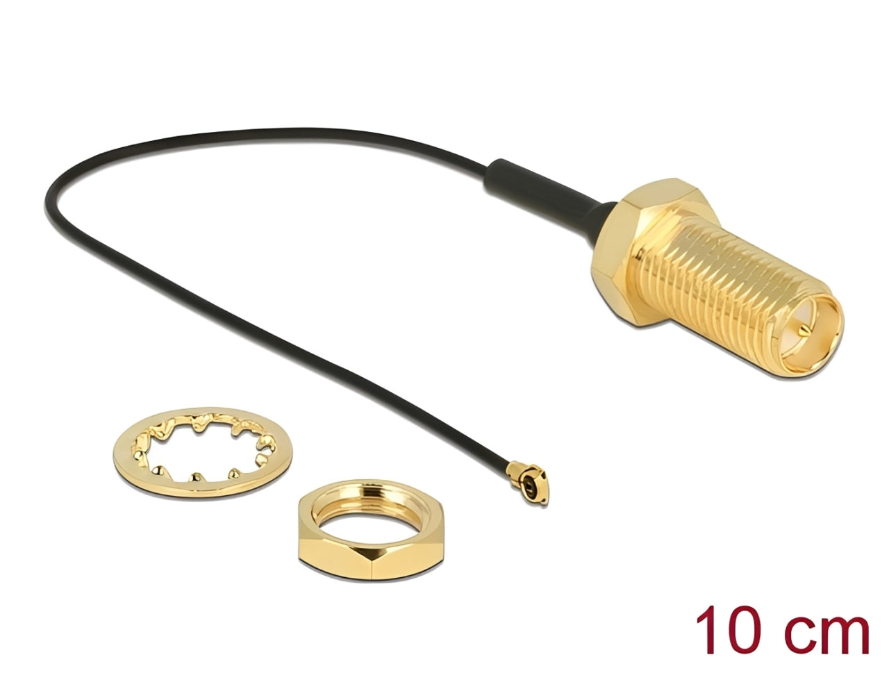 כבל האנטנה מבית Delock גרמניה מתאים לחיבור רכיבים בתחום טכנולוגיית תדרי רדיו