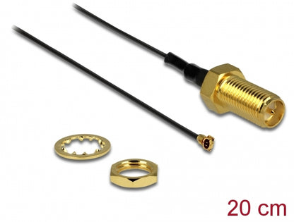 כבל האנטנה מבית Delock גרמניה מתאים לחיבור רכיבים בתחום טכנולוגיית תדרי רדיו