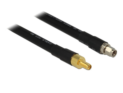 כבל האנטנה מבית Delock גרמניה האיכותי במיוחד המבוסס על כבל מסוג CFD400 / LLC400 מתאים לחיבור רכיבים בתחום טכנולוגיית תדרי רדיו