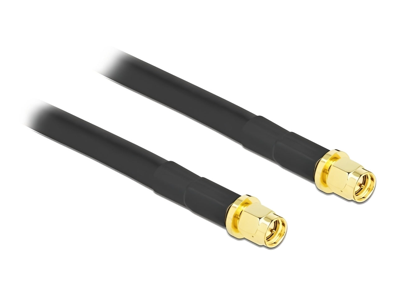 כבל האנטנה מבית Delock גרמניה האיכותי במיוחד המבוסס על כבל מסוג LMR300 מתאים לחיבור רכיבים בתחום טכנולוגיית תדרי רדיו