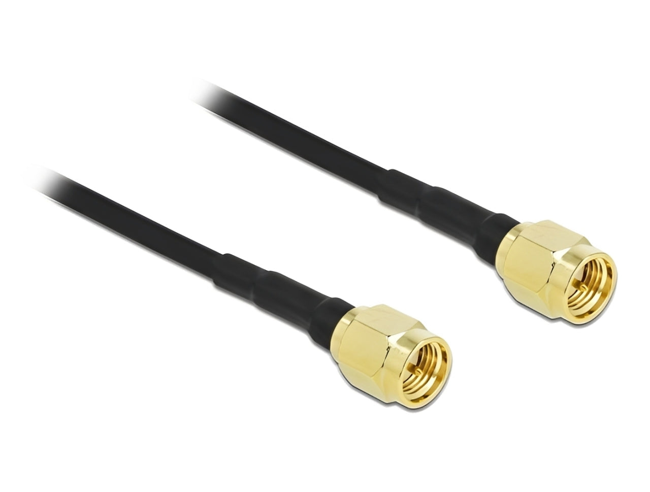כבל האנטנה מבית Delock גרמניה האיכותי במיוחד המבוסס על כבל מסוג LMR100 מתאים לחיבור רכיבים בתחום טכנולוגיית תדרי רדיו
