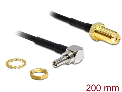 כבל האנטנה מבית Delock גרמניה מתאים לחיבור רכיבים בתחום טכנולוגיית תדרי רדיו