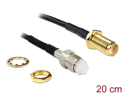 כבל האנטנה מבית Delock גרמניה מתאים לחיבור רכיבים בתחום טכנולוגיית תדרי רדיו