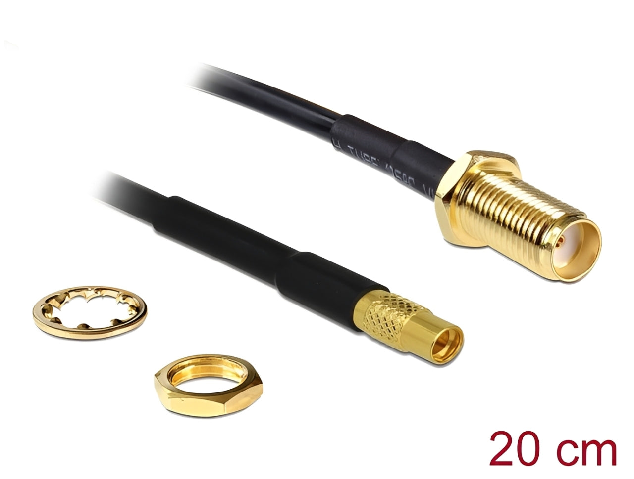 כבל האנטנה מבית Delock גרמניה מתאים לחיבור רכיבים בתחום טכנולוגיית תדרי רדיו