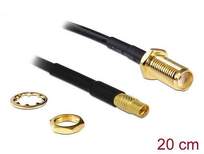 כבל האנטנה מבית Delock גרמניה מתאים לחיבור רכיבים בתחום טכנולוגיית תדרי רדיו