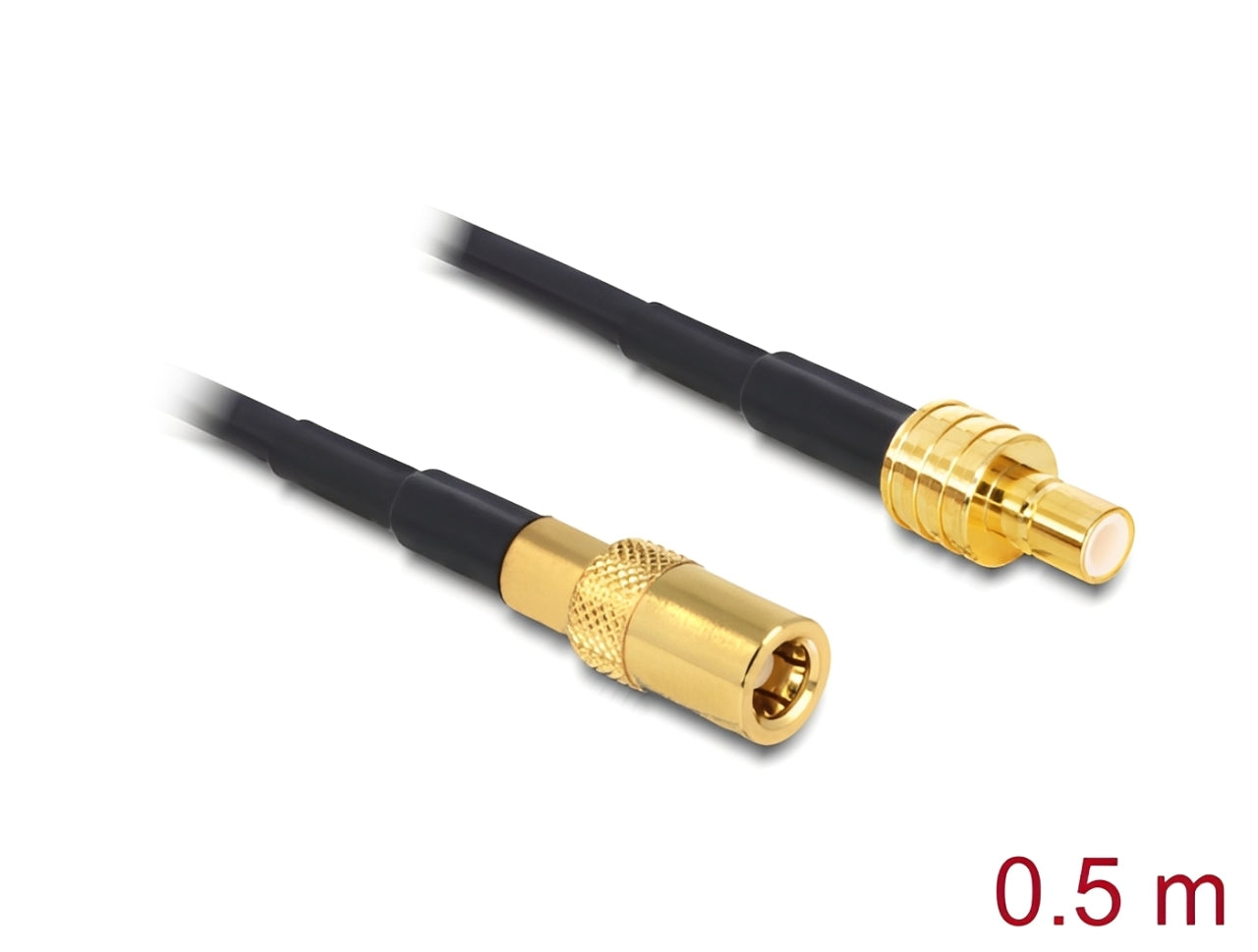 כבל האנטנה מבית Delock גרמניה המבוסס על כבל מסוג RG-174 מתאים לחיבור רכיבים בתחום טכנולוגיית תדרי רדיו