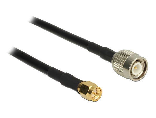 כבל האנטנה מבית Delock גרמניה המבוסס על כבל מסוג RG-58 C/U מתאים לחיבור רכיבים בתחום טכנולוגיית תדרי רדיו