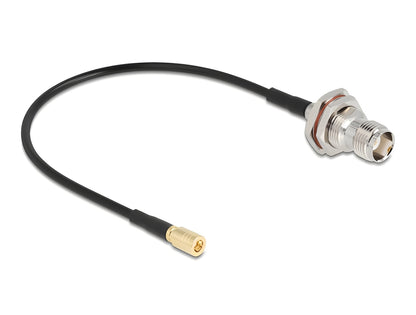 כבל האנטנה מבית Delock גרמניה (Pigtail) איכותי המשמש בדרך כלל לגישור בין מערכות אנטנה חיצוניות (RF) לבין רכיבי קצה פנימיים בתחומי ה-GPS, הרדיו והטלקומוניקציה