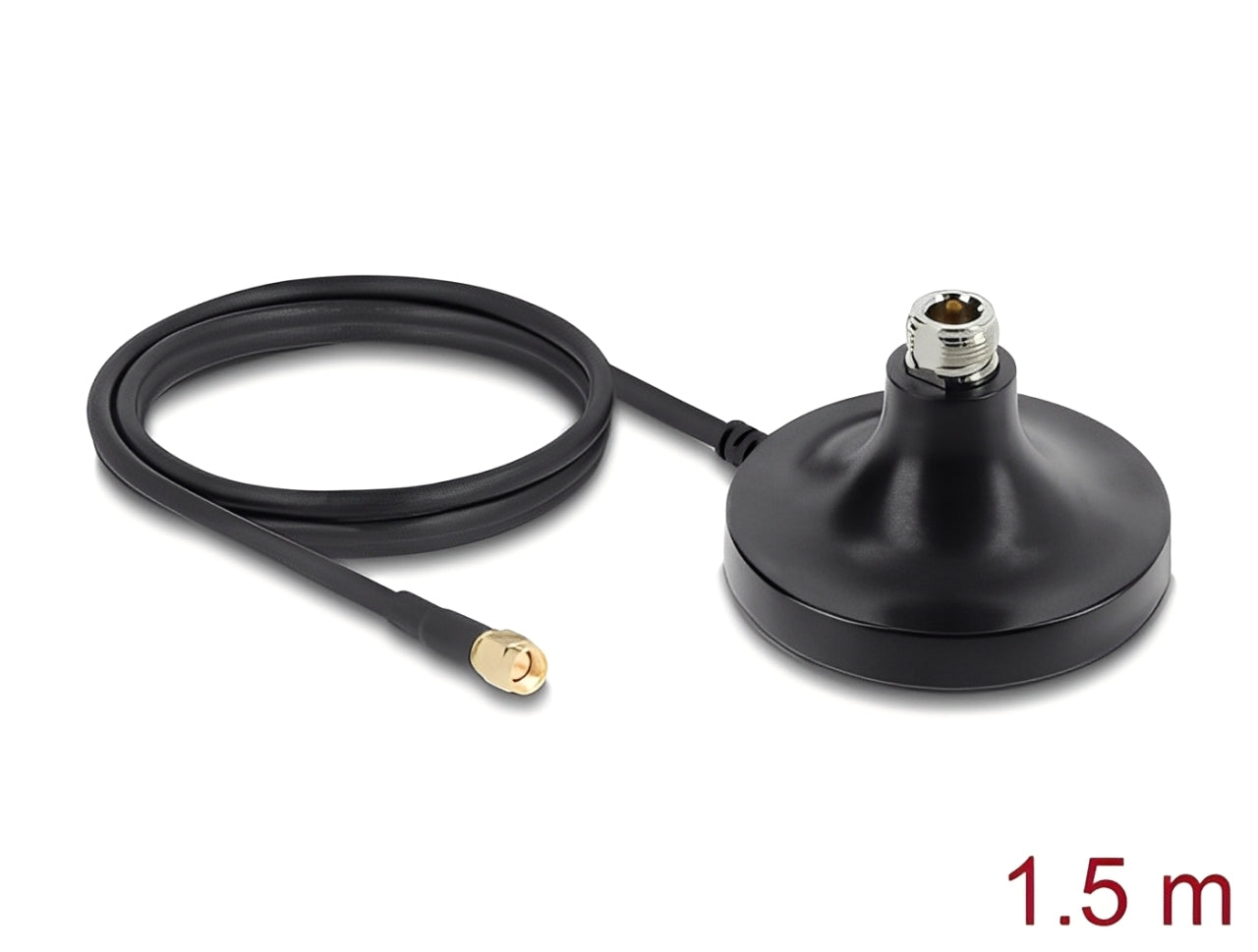 בסיס מגנטי לאנטנה עם מחבר N-TYPE מבית Delock גרמניה מאופיין באוניברסליות שלו
