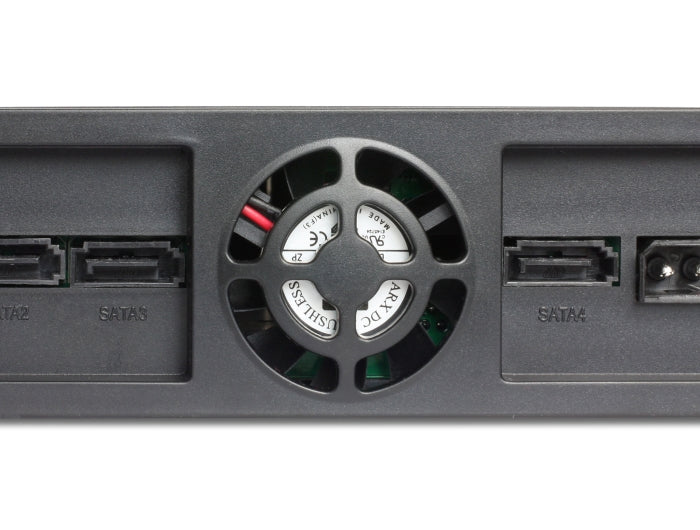 מאוורר DC מבית Delock גרמניה מתאים לקירור רכיבי מחשב באמצעות זרימת אוויר מקבילה