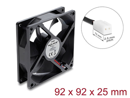 מאוורר קירור 48V DC מבית Delock גרמניה זה רכיב קירור אקטיבי תעשייתי בתצורת מאוורר צירי