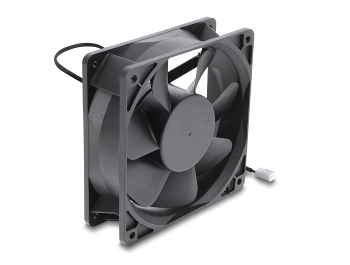 מאוורר קירור 48V DC מבית Delock גרמניה זה רכיב קירור אקטיבי תעשייתי בתצורת מאוורר צירי