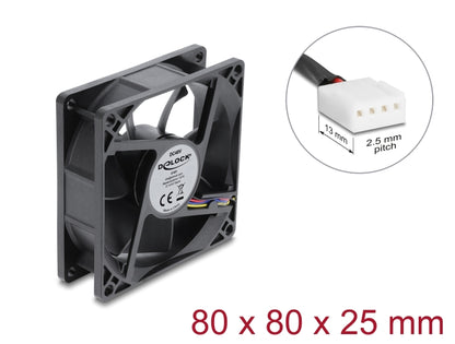 מאוורר קירור 48V DC מבית Delock גרמניה זה רכיב קירור אקטיבי תעשייתי בתצורת מאוורר צירי