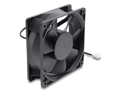 מאוורר קירור 48V DC מבית Delock גרמניה זה רכיב קירור אקטיבי תעשייתי בתצורת מאוורר צירי