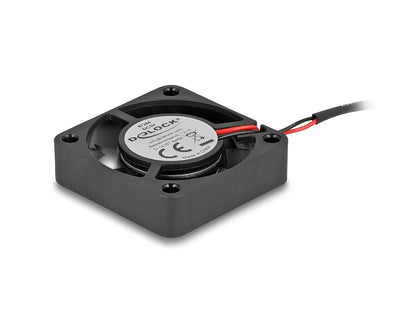 מאוורר DC מבית Delock גרמניה מתאים לקירור רכיבי מחשב באמצעות זרימת אוויר מקבילה