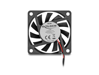 מאוורר DC מבית Delock גרמניה מתאים לקירור רכיבי מחשב באמצעות זרימת אוויר מקבילה