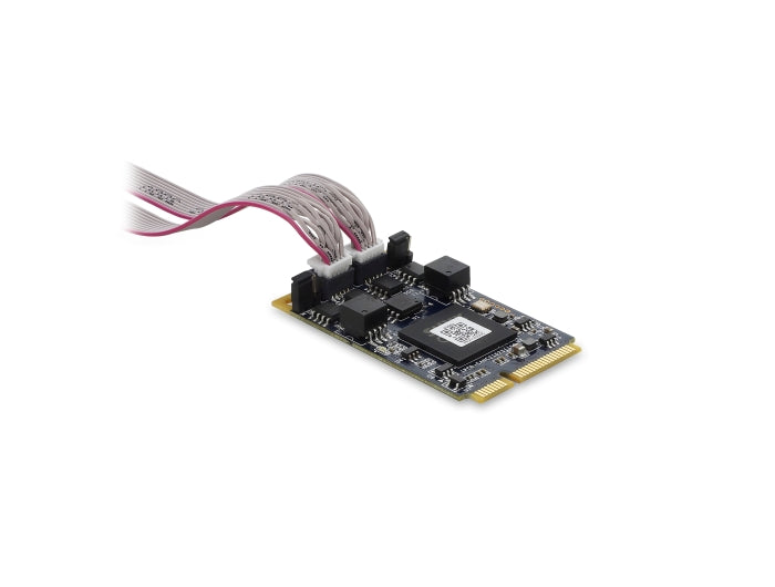ממיר Mini PCIe מבית Delock גרמניה מרחיב את המערכת בשני יציאות CAN FD ו-CAN 2.0