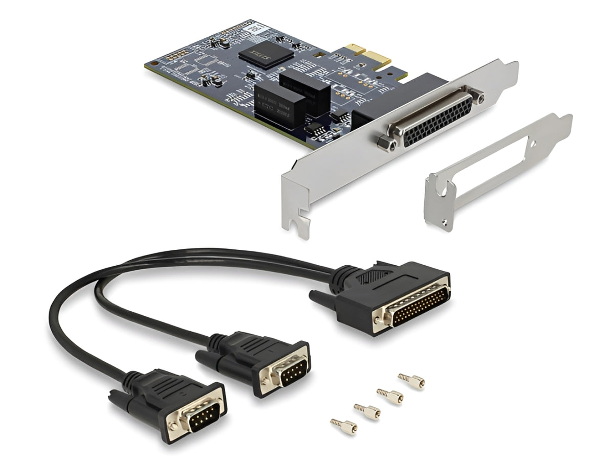 ממיר PCIe x1 מבית Delock גרמניה מרחיב את המערכת בשני יציאות CAN FD ו-CAN 2.0