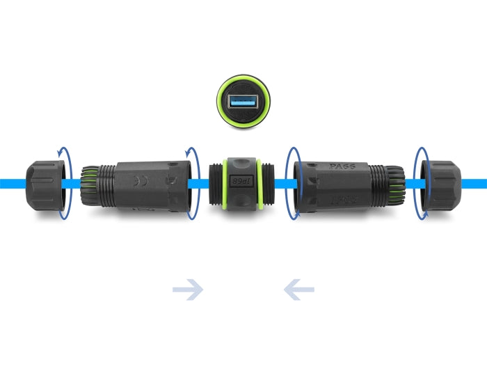 מחבר USB 5Gbps מבית DELOCK גרמניה