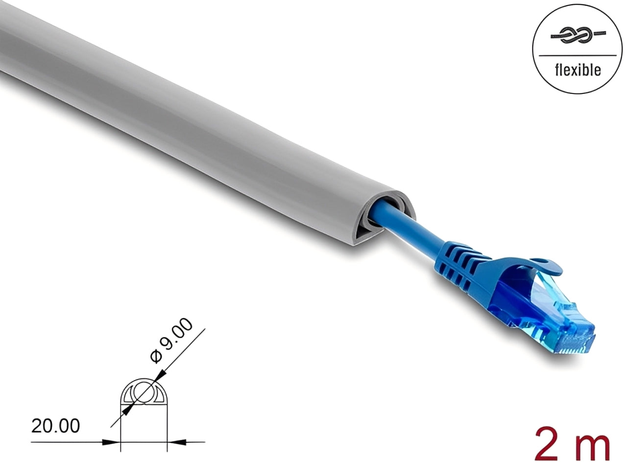 Delock Cable Duct PVC flexible