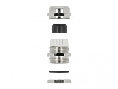 אנטיגרון PG16 (Cable Gland) מבית Delock גרמניה משמש כפתרון קריטי בעולם החיווט התעשייתי