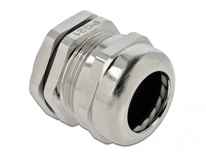 אנטיגרון PG21 (Cable Gland) מבית Delock גרמניה משמש כפתרון קריטי בעולם החיווט התעשייתי