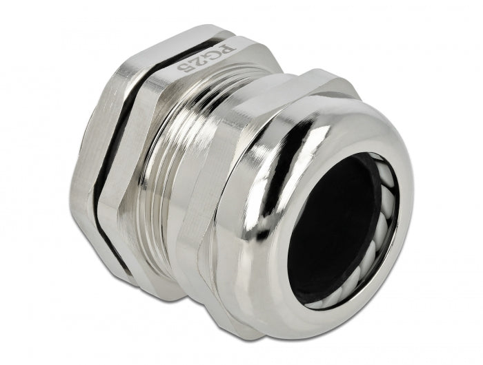 אנטיגרון PG25 (Cable Gland) מבית Delock גרמניה משמש כפתרון קריטי בעולם החיווט התעשייתי
