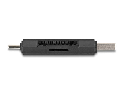 קורא כרטיסים USB-C/A מבית Delock גרמניה לחיבור מהיר ונוח למחשב או לפטופ