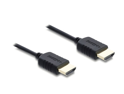 כבל High Speed HDMI 8K מבית DELOCK גרמניה מיועד לחיבור התקנים עם ממשק HDMI, כגון טלוויזיות, נגני Blu-ray, מסכים או מקרנים
