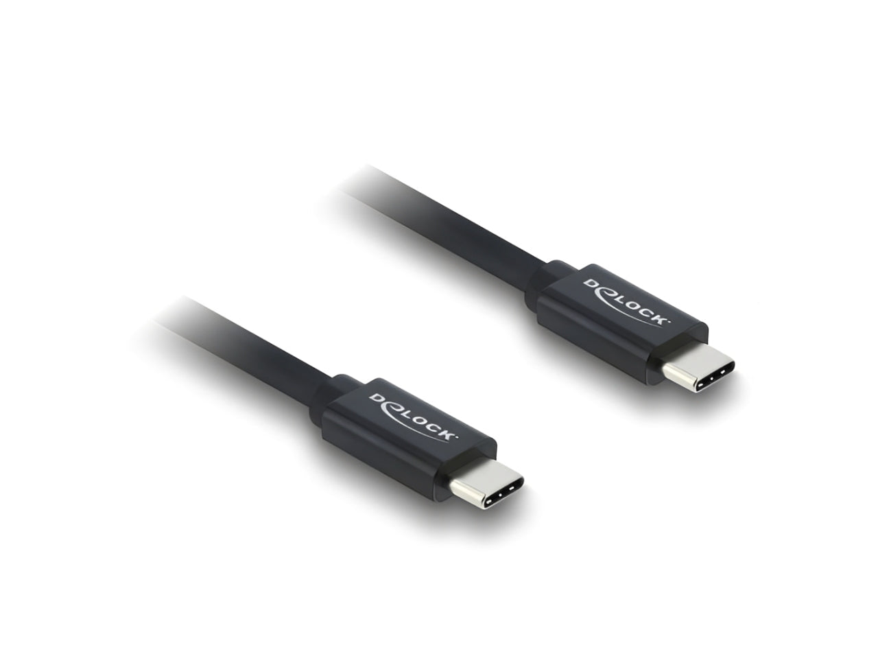 כבל USB-C 40Gbps מבית DELOCK גרמניה מאפשר חיבור של מכשירים שונים כגון סמארטפונים, מסכים, תחנות עגינה וכוננים חיצוניים דרך חיבור USB Type-C, ‏Thunderbolt™ 3 או 4 במחשב או בלפטופ
