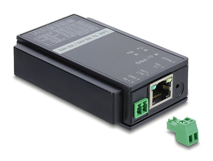 שרת Ethernet LAN TCP/IP מבית Delock גרמניה מאפשר שילוב ושליטה בהתקנים ‎RS-485 / RS-422‎ ו־Fieldbus בתוך רשת LAN