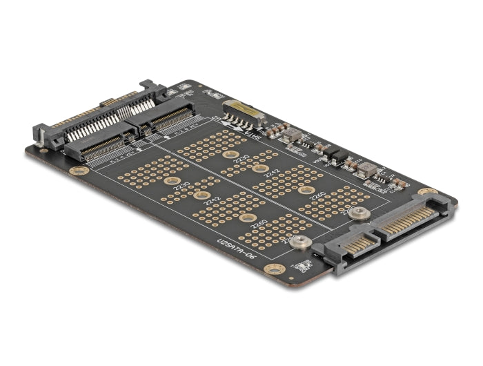 ממיר זה מבית Delock גרמניה מאפשר חיבור של כונן M.2 Key B SATA SSD בפורמטים 2280, 2260, 2242, 2230 וכן כונן M.2 Key M NVMe SSD בפורמטים דומים