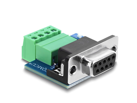 טרמינל בלוק D-Sub 9 pin עם מתג DIP מבית Delock גרמניה זה מתאם הדיאגנוסטיקה והפיתוח לרשת CAN